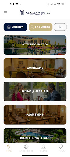 Android application Al Salam Hotel screenshort