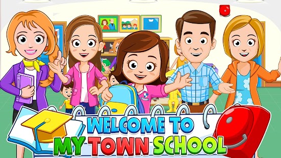 My Town: School game for kids Screenshot