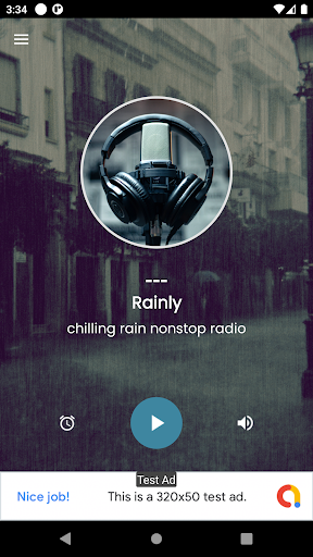 Android application Rainly screenshort