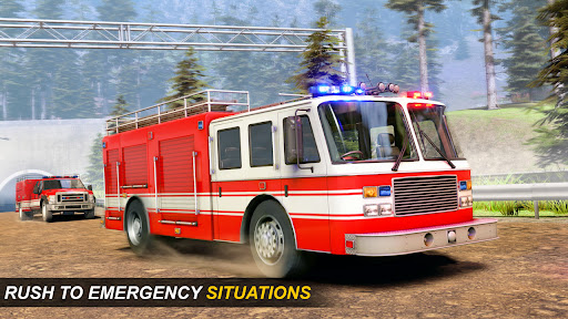 Android application Fire Engine Truck Simulator screenshort