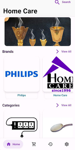 Android application Home Care screenshort