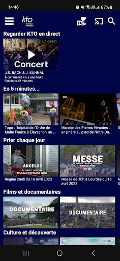 Android application KTO Télévision screenshort
