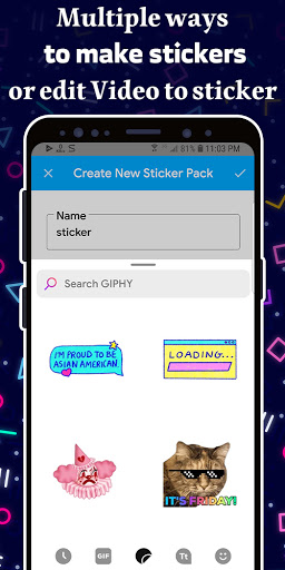 Animated Sticker Maker Whats‏ Screen 2