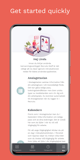 Android application Recruto screenshort