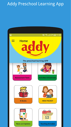Addy’s Preschool Learning App Screen 2