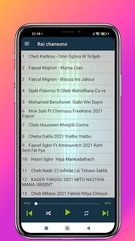 اغاني الراي بدون انترنت Screen 1