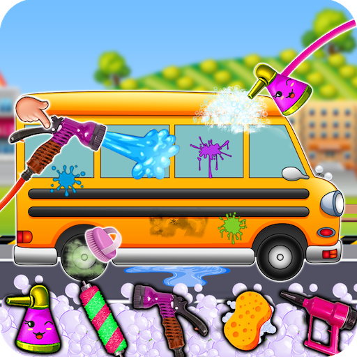 School Bus Auto Wash Workshop logo