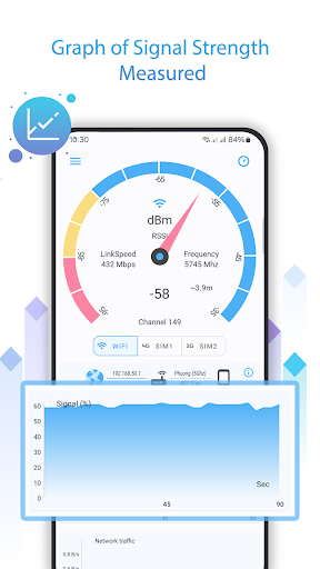 Screenshot of Net Signal: WiFi & 5G Meter