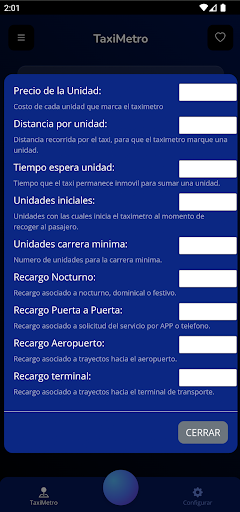 TaxíMetro Taxista Screen 3