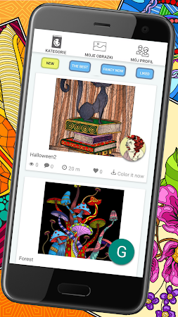 Game screenshot Colorish coloring book apk download