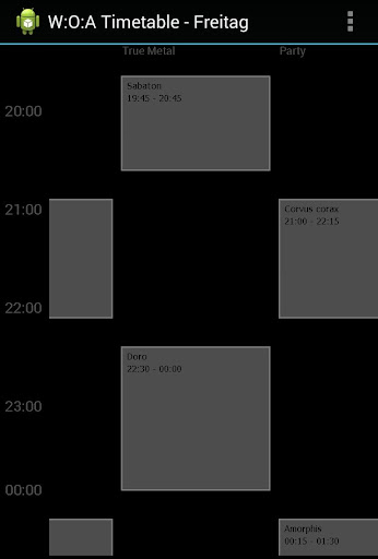 Android application W:O:A Timeline screenshort
