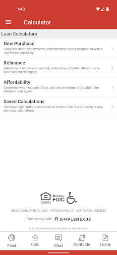 NCB Mortgage Application Screen 2