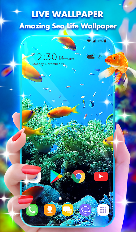Coral Life Wallpaper HD Theme - 5.10.45 - (Android)