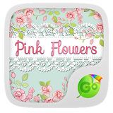 Pink Flowers GO Keyboard Theme icon