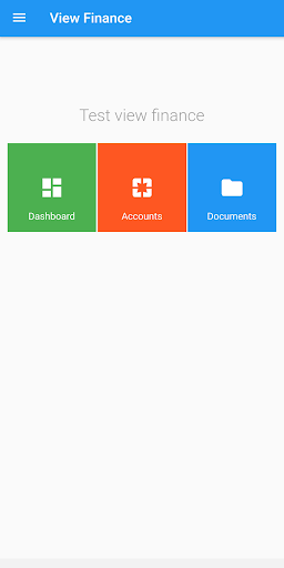 Android application View Finance screenshort