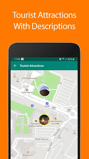 Android application Geneva Offline Map and Travel screenshort