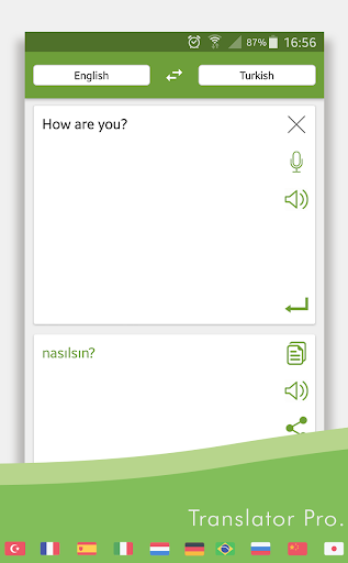 Android application Translator for All Languages screenshort