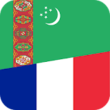 Turkmen-French phrasebook icon