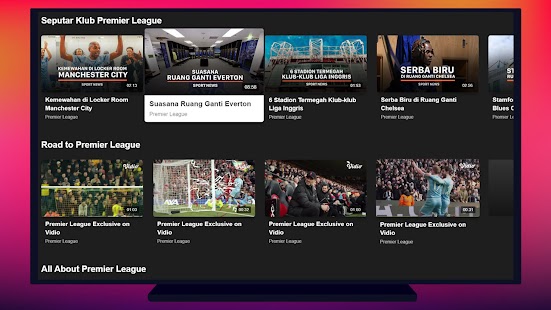 Vidio TV: Sport, Movie, Series Screenshot