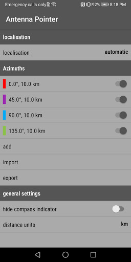 Antenna Pointer Screen 3