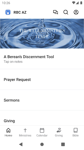Android application Reformation Bible Church AZ screenshort