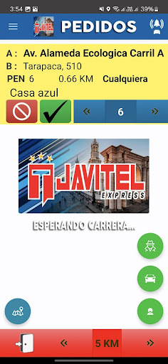 Taxi Javitel Conductor