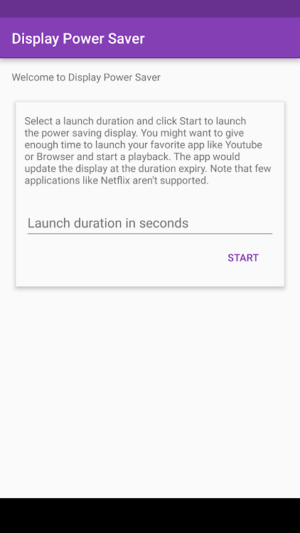 Display Power Saver - 3.5 (free) - (Android)