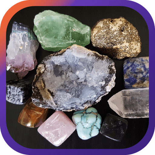 gemstones and crystals guide logo