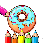 Cover Image of Download donut coloring book  APK
