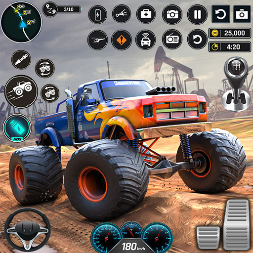 Kids Monster truck Race  Icon