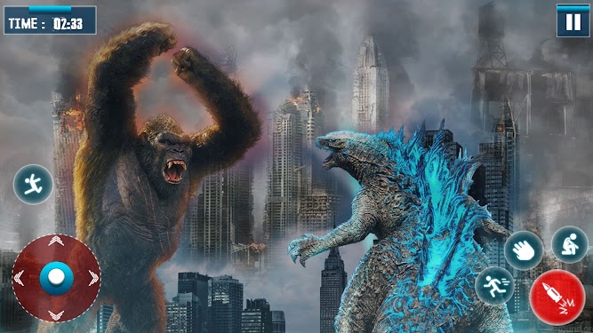#2. Godzilla Kaiju City Attack 3D (Android) By: Vision Gaming