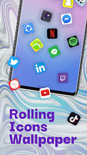 Rolling Icons Wallpaper