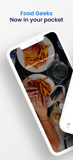 Android application Food Geeks screenshort