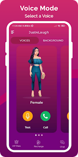Just4Laugh | Voice Changer App Screenshot