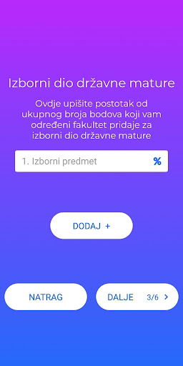 Kalkulator bodova za maturu Screenshot 4 - AppWisp.com