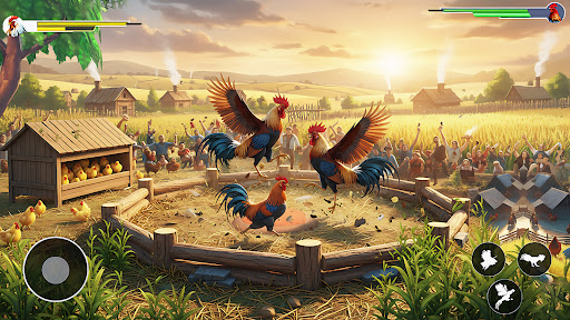 Rooster Fighting Kung Fu Games 15