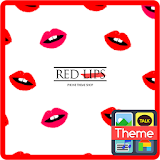 Red lips 카카오톡 테마 icon