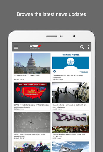 Screenshot of WTOC 11 News