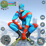 Cover Image of Télécharger Police Robot Rope Hero Game 3d  APK