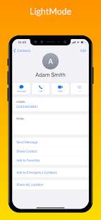 iContacts – iOS 16 Contacts Screenshot