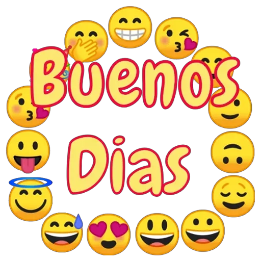 Stickers de Buenos Días - WA logo