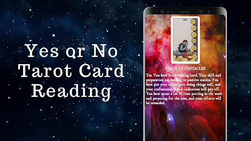 Yes or No Tarot Card Reading Screen 2