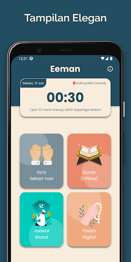 Eeman - Quran & Waktu Shalat Screen 2