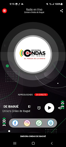 Emisora Ondas de Ibagué Screen 2
