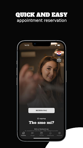 Android application Britva Barbershop screenshort