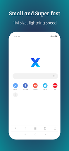 XBrowser - Super fast and Powerful  screenshots 1