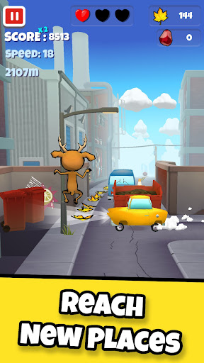 Deer Crossing - Endless Runner screenshot 5