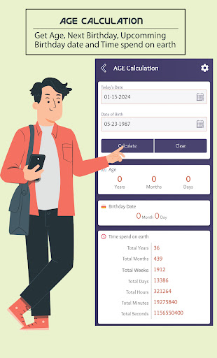 AGE & BMI Calculation Screen 3