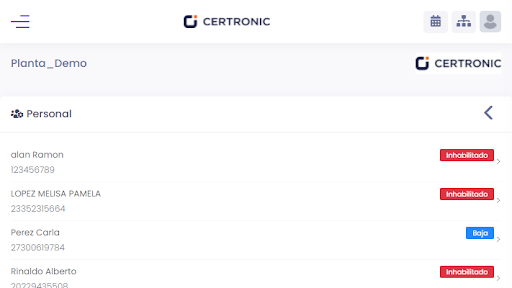 Certronic.io Screen 3