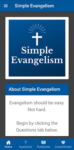 Android application Simple Evangelism screenshort